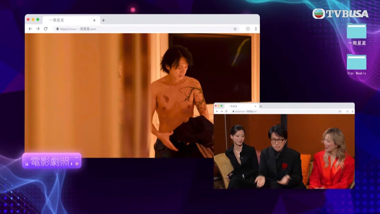 一周星星｜黃子華罕有“大解放”騷胸肌吸睛 子華“基本嘅演員道德”｜TVBUSA｜區永權｜許文軒｜王鎮泉｜黃子華｜鄭秀文｜王丹妮｜廖子妤 ｜