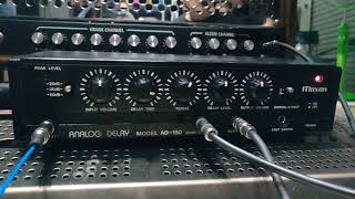 Maxon AD-150 Analaog Delay Japan 1978 Overclocked - YouTube