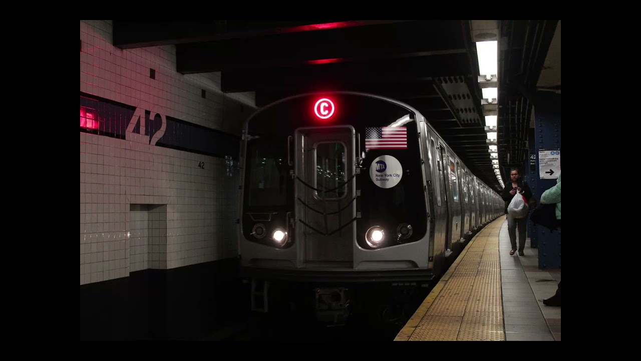 NYCA || R179 (C) Train Announcements To Lefferts Blvd || Via 8th Avenue Local