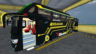 BUS PO. PUTRA JAYA TRANS SR2 ECE R66 HINO STANDARD MOD BUSSID TERBARU