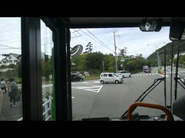 前面展望】須磨駅前～高倉台～妙法寺駅前【神戸市交通局バス・75系統_