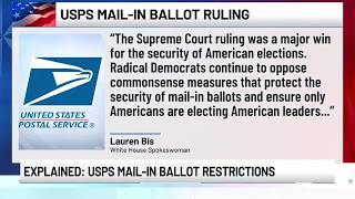 USPS Mail-in ballot restrictions take effect as legal fight continues