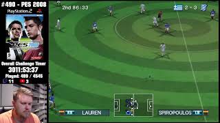 Completing Every PS2 Game #490 - Pro Evolution Soccer 2008 #3 - 1/5th Complete!