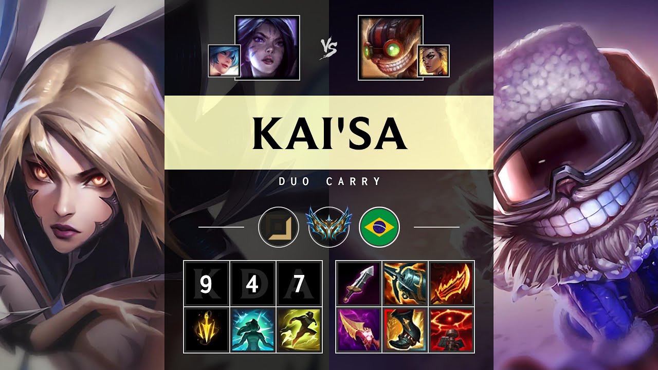 Kai'Sa ADC vs Ziggs - BR Challenger Patch 25.15