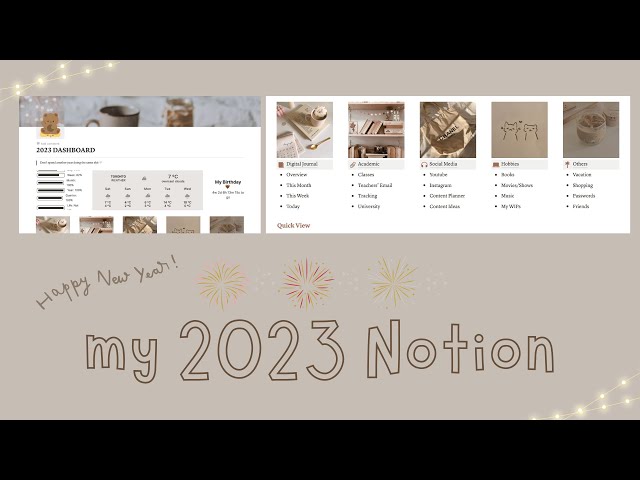 2023 CREATE MY NOTION WITH ME | part 1: indify widgets, dashboard, pinterest inspo... class=