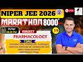 L- 39 | Antitubercular to Anthelmintic Drugs : Pharmacology | NIPER JEE 2026 Marathon 8000+