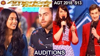 Us The Duo Backstory - Shaun and Lindsey Fail Audition  America's Got Talent 2018 Auditions AGT