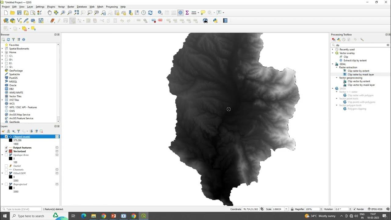Watershed Delineation Using QGIS YouTube