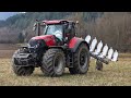 Case IH Optum 300 cvx Lemken Opal 8  Odjazd z poľa 2023