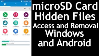 Access and remove hidden folders and files on Android and Windows Phone SD Card screenshot 2