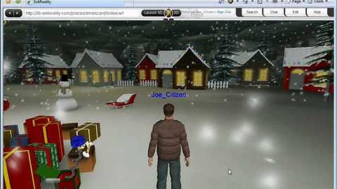 XMas Town Virtual World