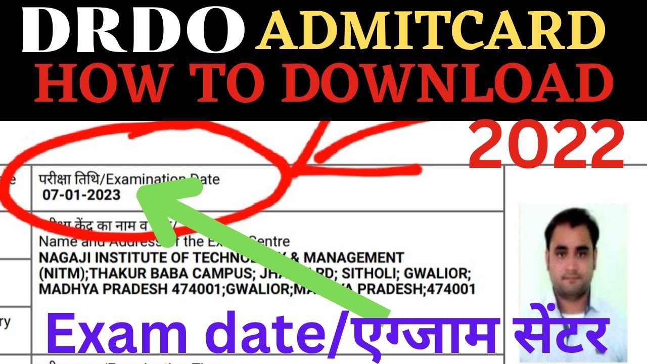 DRDO admitcard download 2022/DRDO tech A admitcard download/how to download drdo admitcard TIER 1