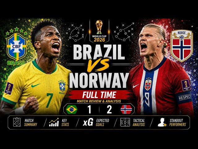 Brazil vs Norway xG Analysis 1 to 2 Upset - YouTube