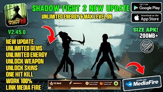 UPDATE‼️Shadow Fight 2 Mod Apk V2.45.0 Terbaru 2026 - Max level 99 & Unlimited Energy  screenshot 3