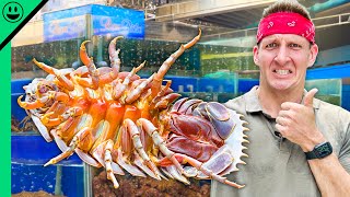 Japanese Chef Cooks Giant Sea Cockroach!! Nightmare Food Challenge!! image