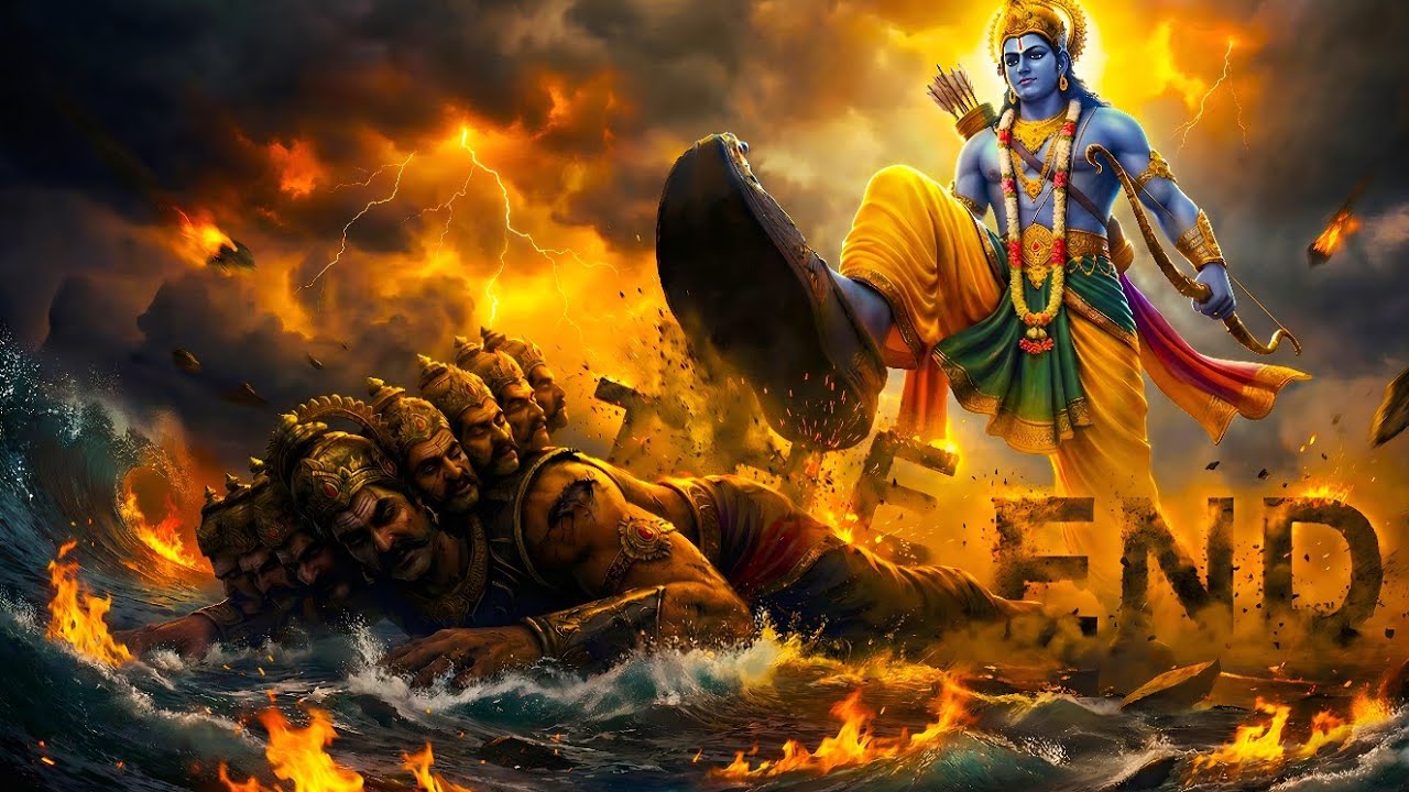 Shri Ram Vs Demon Khara (TELUGU) | AI Short Film | Krishna Productions | Ramayana 