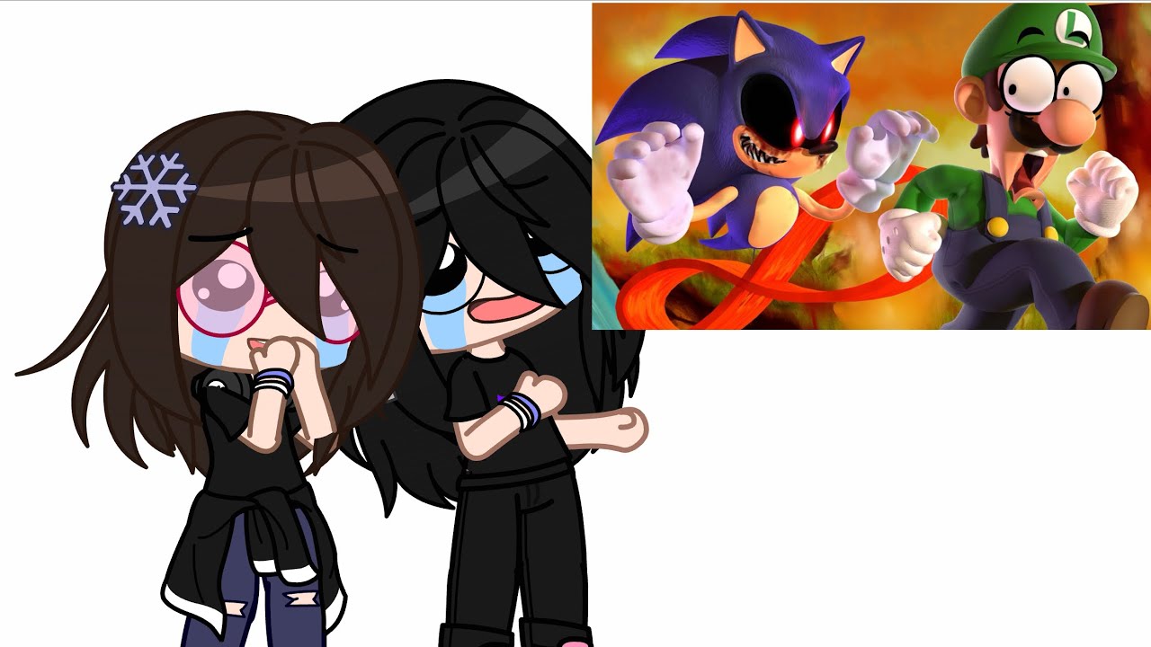 Me and my friend react to Luigi plays Sonic exe