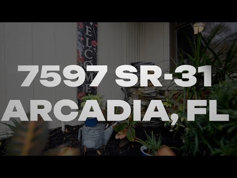 7597 SR 31, Arcadia, FL home video tour
