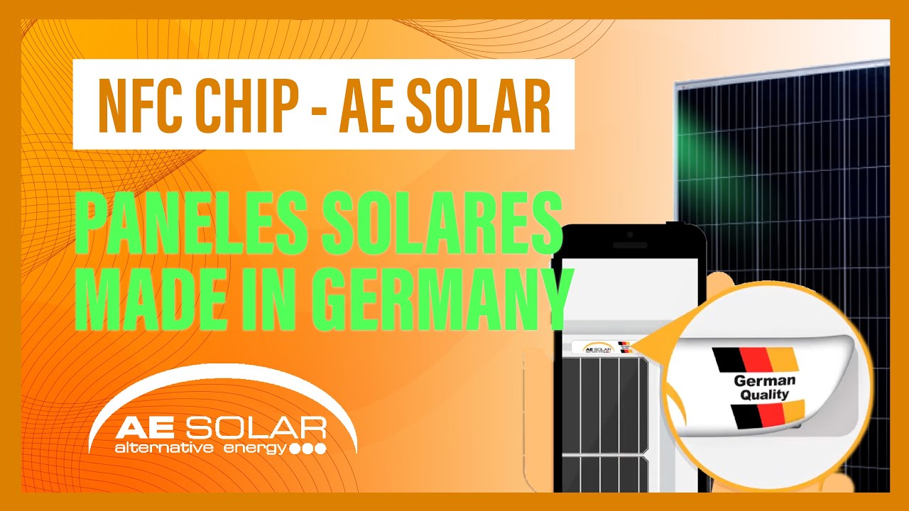 AE Solar: Paneles Solares con NFC . Made in Germany - YouTube