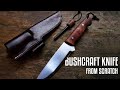 Knife Making | Bushcraft Knife from Scratch #1