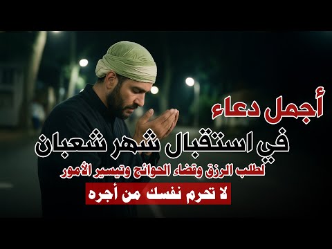 أجمل دعاء في استقبال شهر شعبان .. لطلب الرزق وقضاء الحوائج وتفريج الهموم🤲😓 .. القارئ أبوبكر الظبي