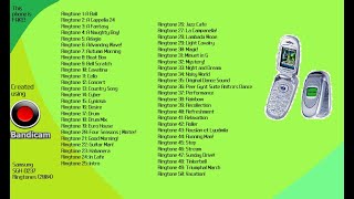 Samsung SGH-D237 Ringtones (2004) on MCP-MA7! | SECOND PART ONLY! | COMPLETE 50 RINGTONES! | FAKE!