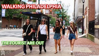 So Many Tourist Are Out During The Walk In Philadelphia Today || A Hot Day In Philly Pennsylvania