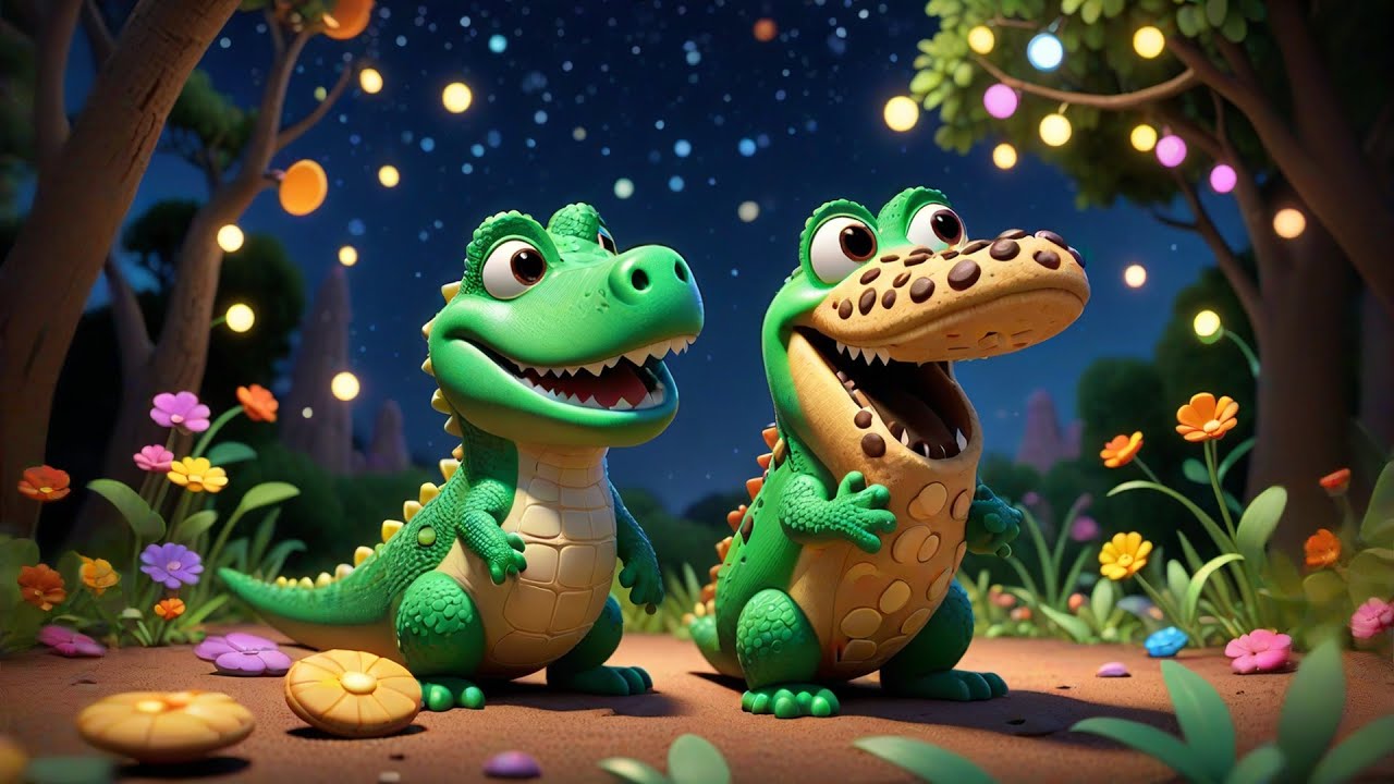 Cookie Crocodiles — Snap and Crunch Song! | Fun Crocodile Nursery Rhyme | Crunchy Cookie Adventure