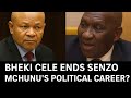 BHEKI CELE ENDS SENZO MCHUNU S POLITICAL CAREER Bhekicele Senzomchunu Southafricanpolitics Anc