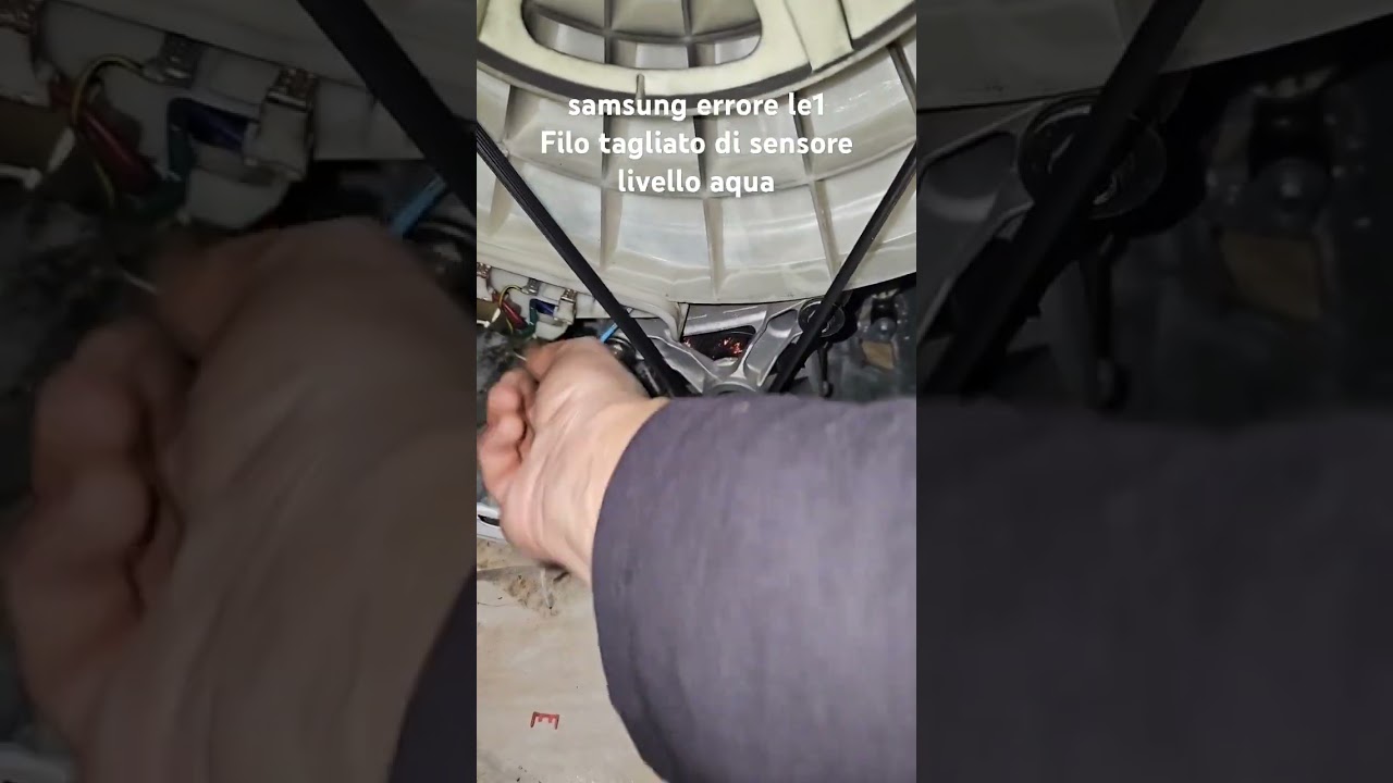 Errore le1 samsung lavatrice