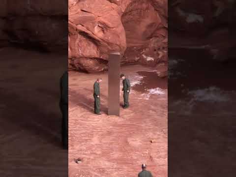 Utah Department of Public Safety discovers monolith in Red Rock Country