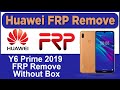 Huawei Y6 Prime 2019 (MRD-Lx1r MRD-lx1n) FRP/Google Account Remove Just 1 Click Without Box