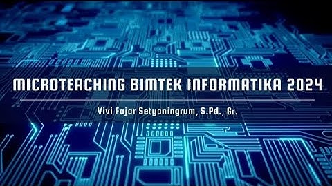 Microteaching untuk Tugas Bimtek Informatika Tahun 2024 - Jaringan Komputer dan Internet