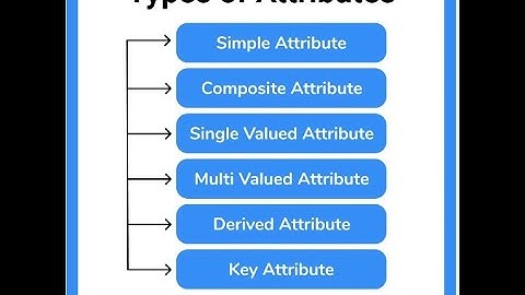 Types of Attributes in ER Model Full Concept  of DBMS in Hindi