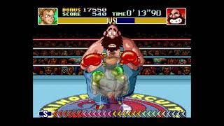 How to defeat Bear Hugger in 17 seconds - Super Punch-Out!! (Snes)