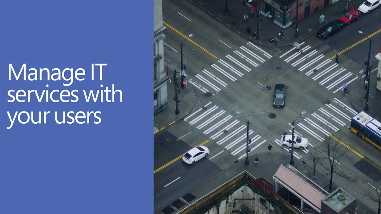 Manage IT services with your users with Yammer