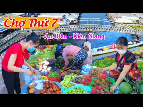 Video Đi CHỢ THỨ 7 Miệt Thứ Kiên Giang - Quá Vui Chợ Cặp Bờ... - youtube