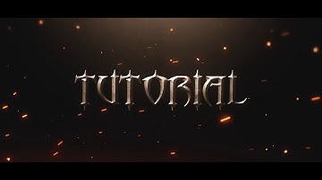 Epic Movie Style Title Animation, Cinematic Text Animation Tutorial. After Effects Easy Step by Step