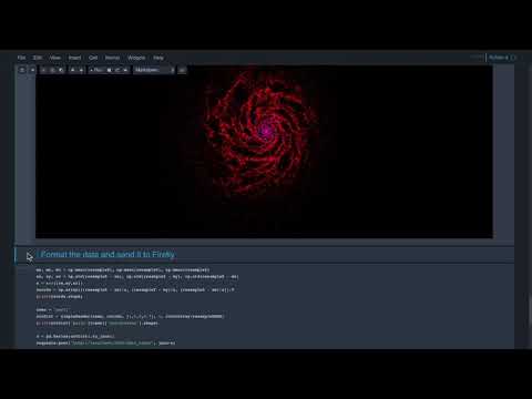 Firefly Running in a Jupyter Notebook