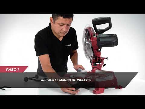 Tutorial de armado Sierra angular compuesta 10" Knova KN M-2500N - YouTube