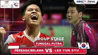 INA Vs KOR - Tunggal Putra : PERKASA BELAWA VS LEE YUN GYU | THOMAS CUP 2022