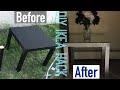 DIY - MIRRORED END TABLE (IKEA HACK)