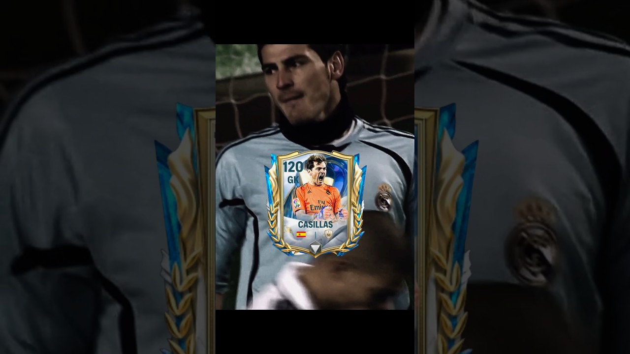 Prime Casillas reflexes 😳 Human reactions weren’t this fast 🧤🔥 #eafcmobile #eafc26 #shorts