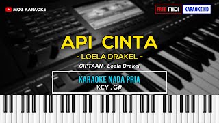 API CINTA - NADA PRIA | FREE MIDI | KARAOKE POP MANADO | KARAOKE HD | MOZ KARAOKE