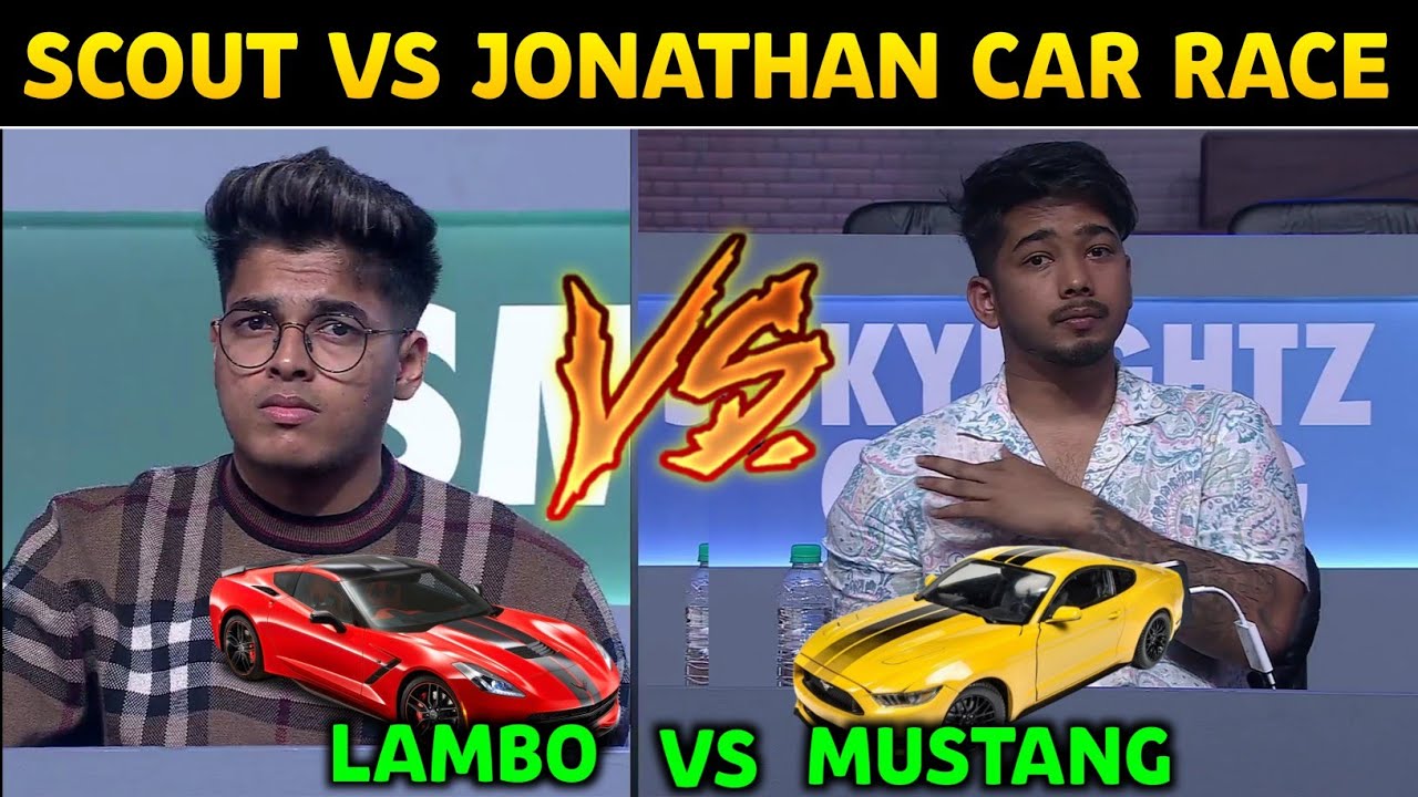 Scout vs Jonathan Car Race Before Lan Event Final Day 🤩🔥 || Scout And ...