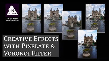 Creative Effects with Pixelate and Voronoi Filter in Affinity Photo