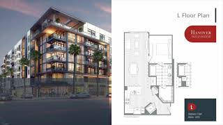 L Floor Plan: 1 bd / 1 ba