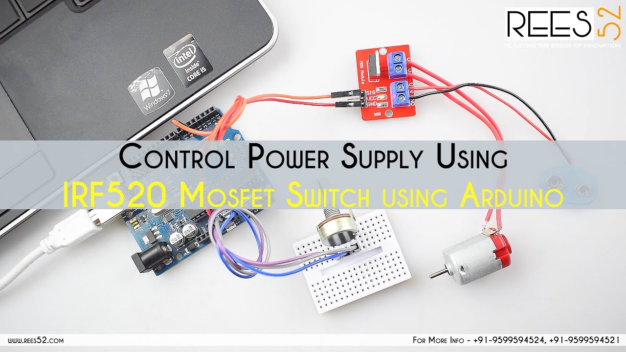 Schematic Diagram For IRF520 MOSFET Module Arduino, Arduino, 40% OFF