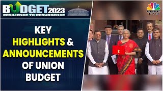Decoding The Key Highlights And Various Announcements In Union Budget 2023 | CNBC-TV18