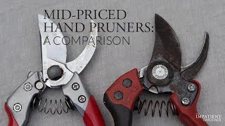 Comparing mid-range hand pruners